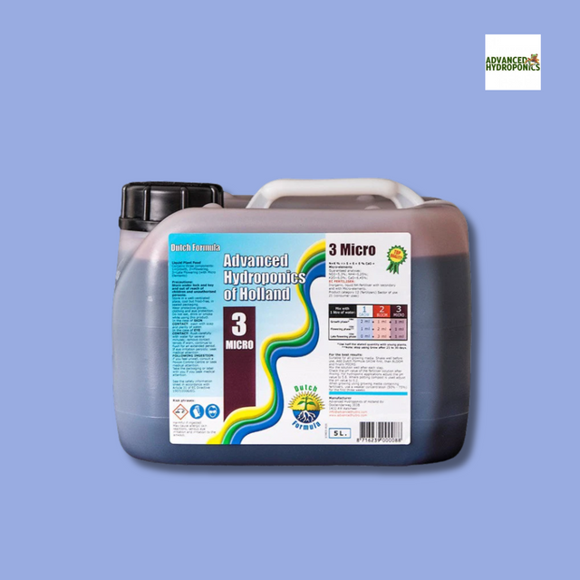 Advanced Hydroponics Dutch 3 Micro