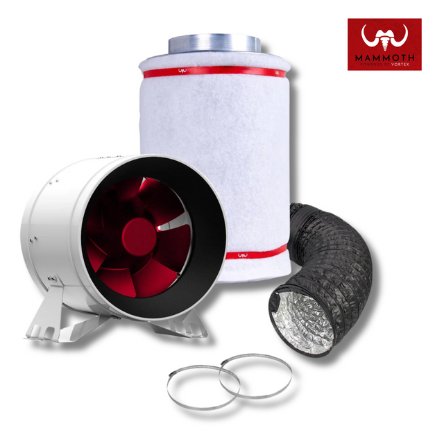 Mammoth Juiced EC Fan & Carbon Filter Kit 10 Inch