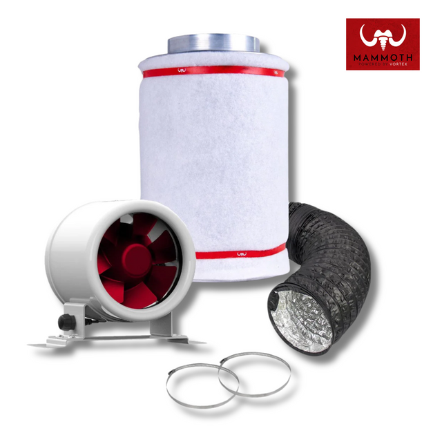 Mammoth Juiced EC Fan & Carbon Filter Kit 5 Inch