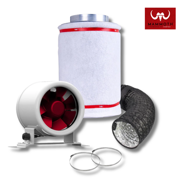 Mammoth Juiced EC Fan & Carbon Filter Kit 6 Inch