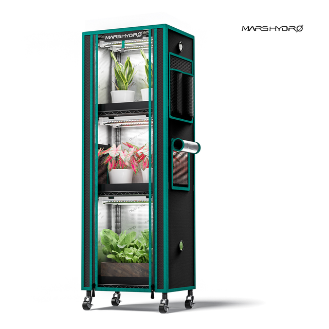 Mars Hydro 3 Shelf Plant Stand with Grow Lights - 54w