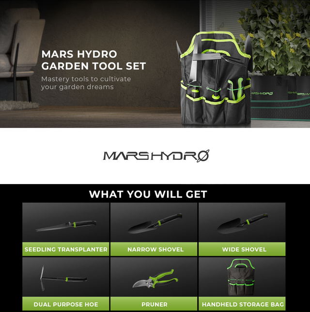 Mars Hydro 6 Piece Heavy Duty Tool Set