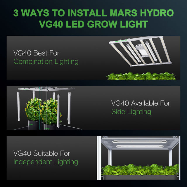 Mars Hydro VG40 Propagation & Vegetation Light Bar For Side Lighting
