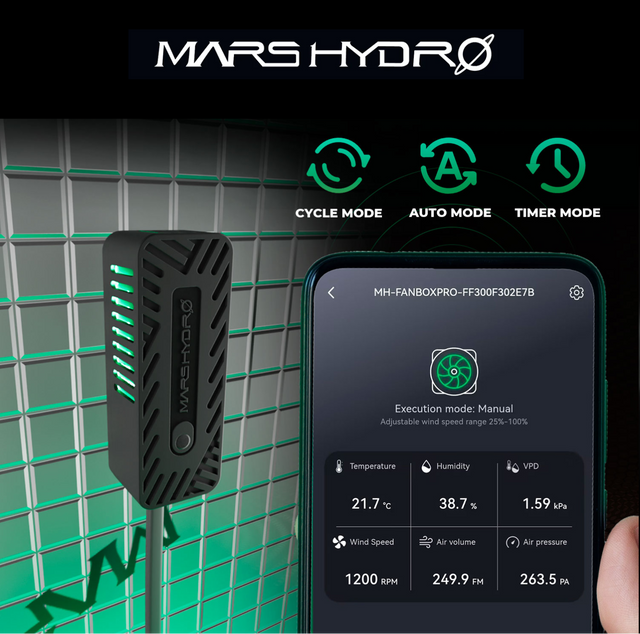 Mars Hydro iFresh 4" Smart Inline Fan
