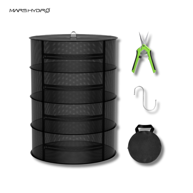 Mars Hydro 4-Layer Drying Rack with Trimming Shears