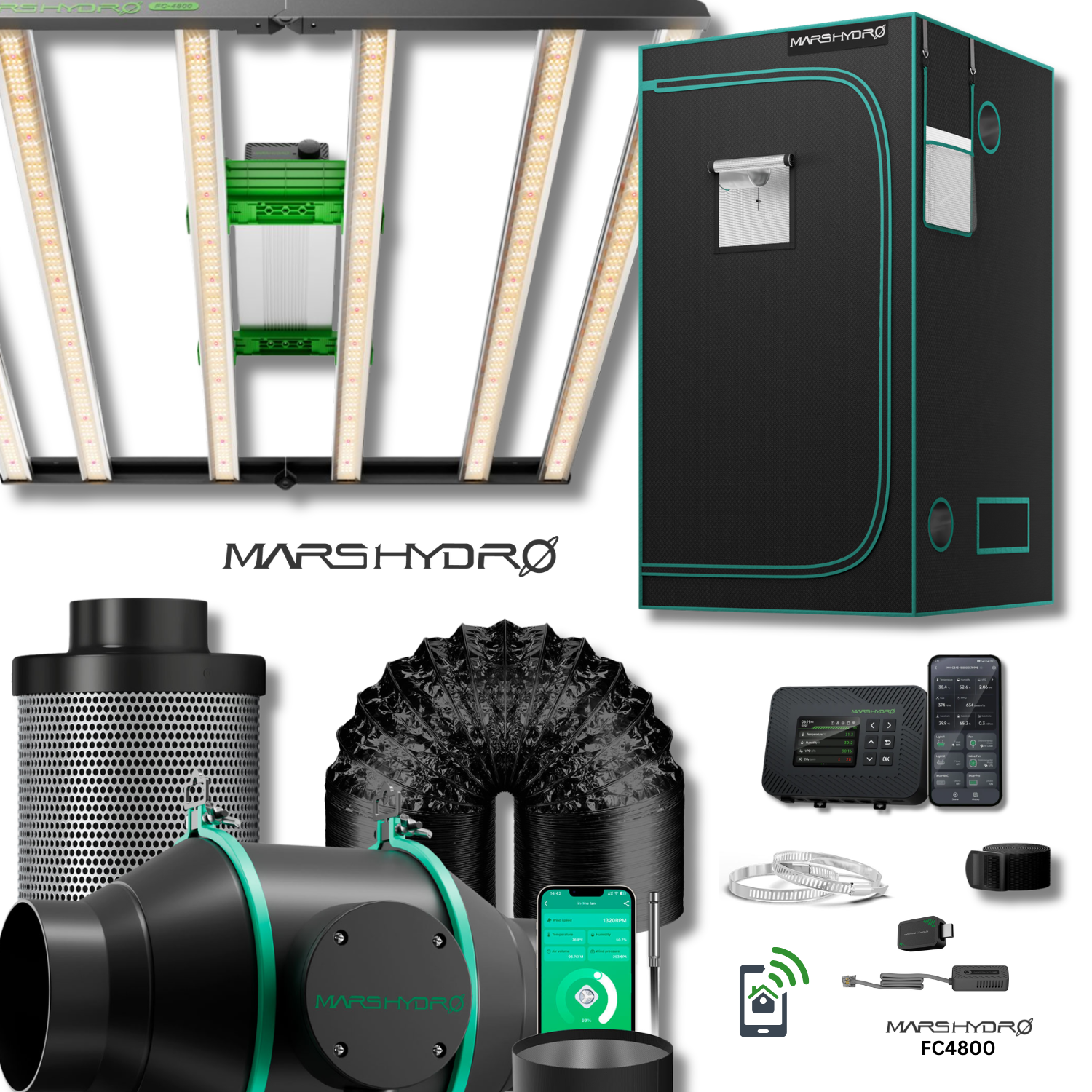 Mars Hydro FC4800 EVO Smart Grow Tent Kit