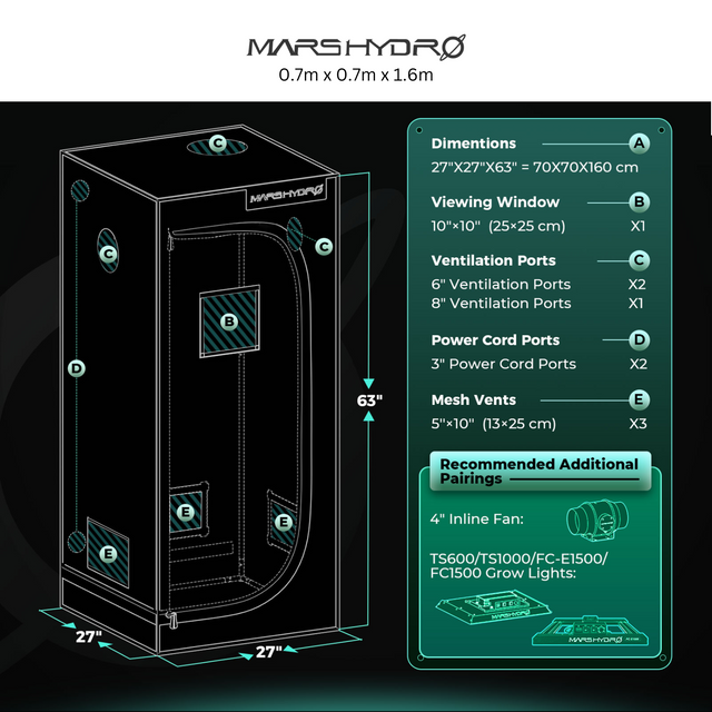 Mars Hydro Grow Tent Kit