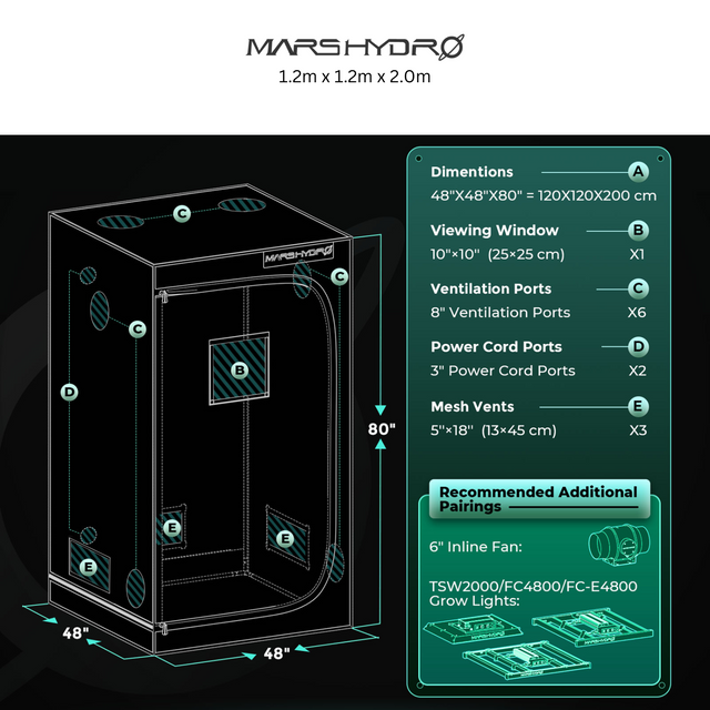 Mars Hydro FC4800 EVO Smart Grow Tent Kit