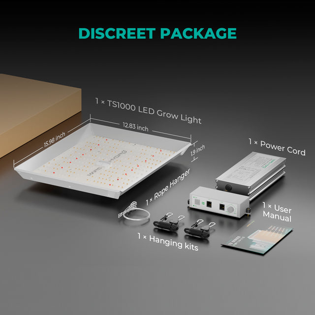 Mars Hydro TS1000 LED Grow Light Discreet Packing