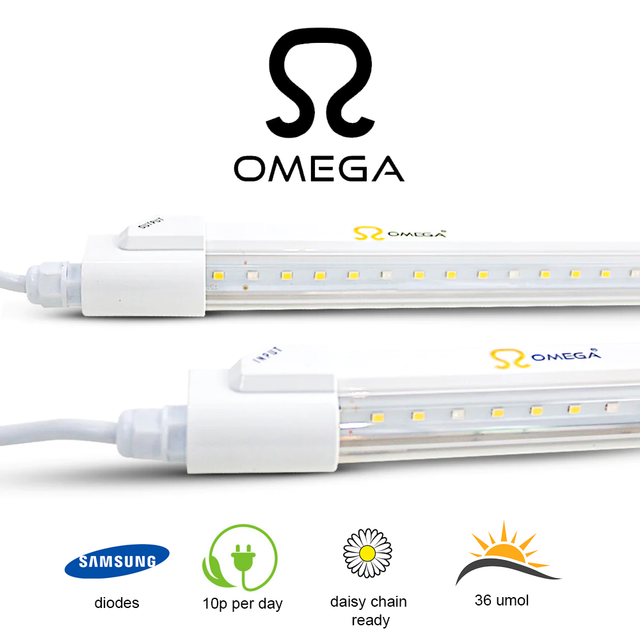 Omega Clone & Seedling 18w LED Light Bar (Twin Pack)