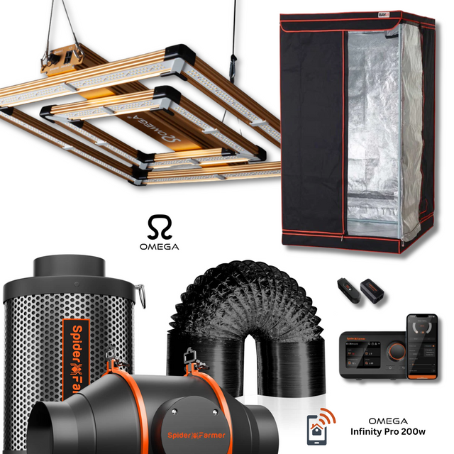 Omega Infinity Pro 2.7 200w Grow Tent Kit