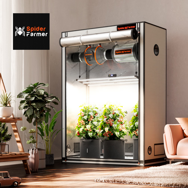 Spider Farmer Pro Grow Tent - 1.4m x 0.7m x 2.0m