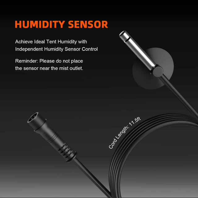 Spider Farmer 16L Cool Mist Humidifier Humidity Sensor