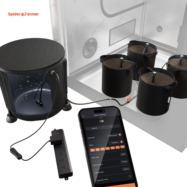 Spider Farmer Smart Watering System with AC5 Smart Plug