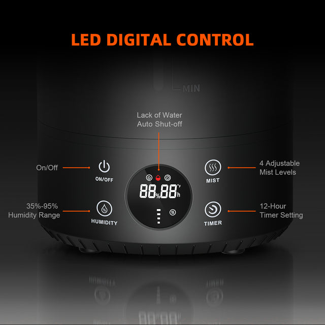 Spider Farmer 6L Cool Mist Humidifier LED Control