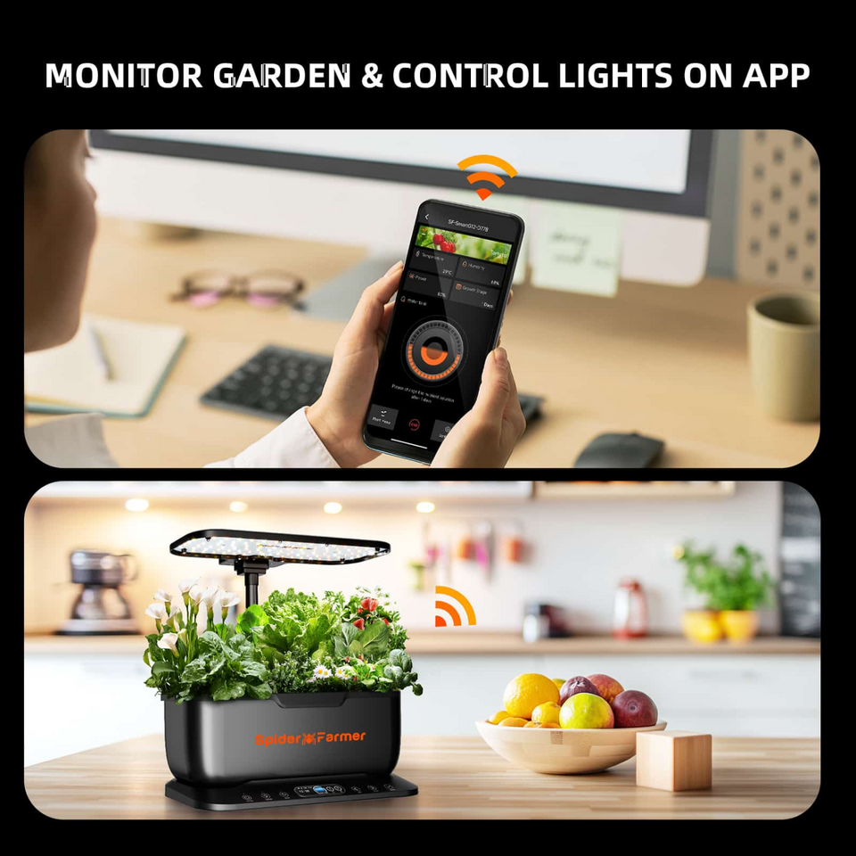 Spider Farmer SmartG12 Hydroponic Gardening System Kit