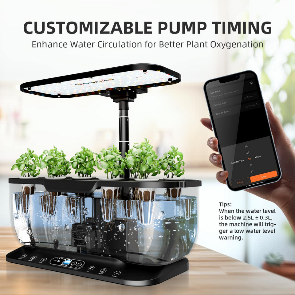 Spider Farmer SmartG12 Hydroponic Gardening System Kit