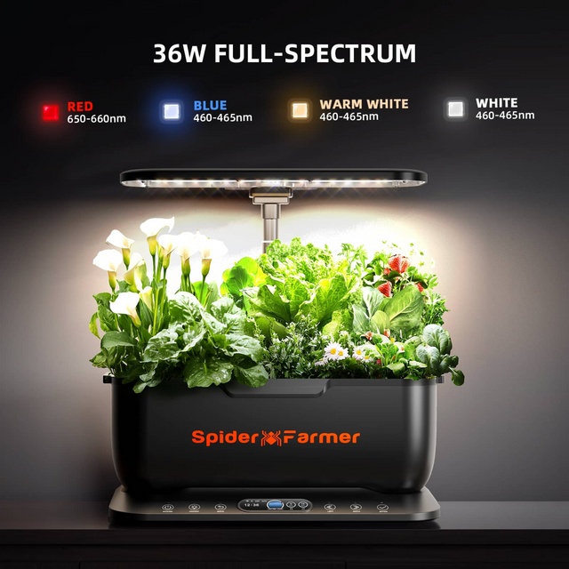 Spider Farmer SmartG12 Hydroponic Gardening System Kit