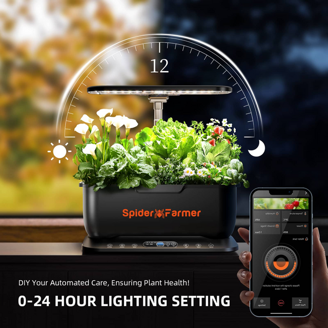Spider Farmer SmartG12 Hydroponic Gardening System Kit