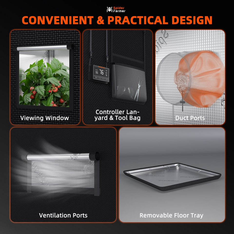 The Spider Farmer 4 x 2 Grow Tent