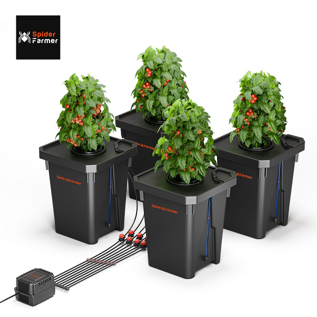 Spider Farmer DWC Hydroponics - 4 Plant System