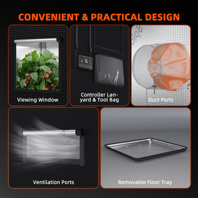 Spider Farmer 150cm x 150cm x 200cm Grow Tent
