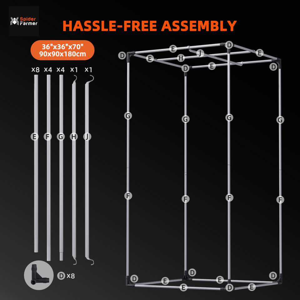 Spider Farmer 3 x 3 Grow Tent