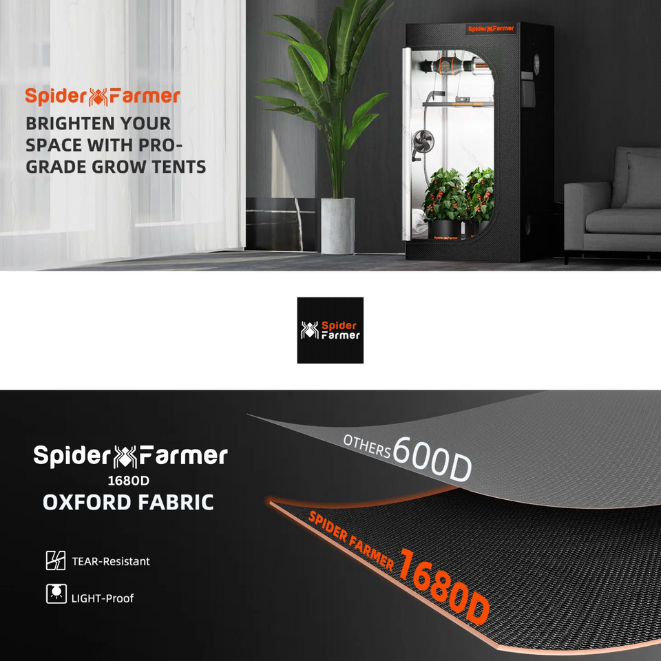 Spider Farmer 3 x 3 Grow Tent