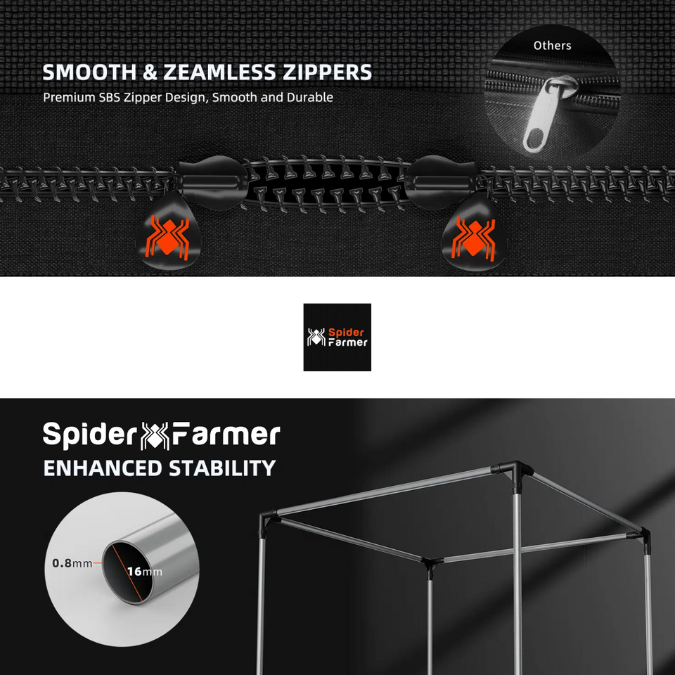 Spider Farmer 3 x 3 Grow Tent