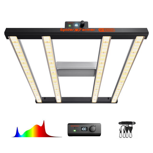Spider Farmer G3000 LED Grow Light 300w