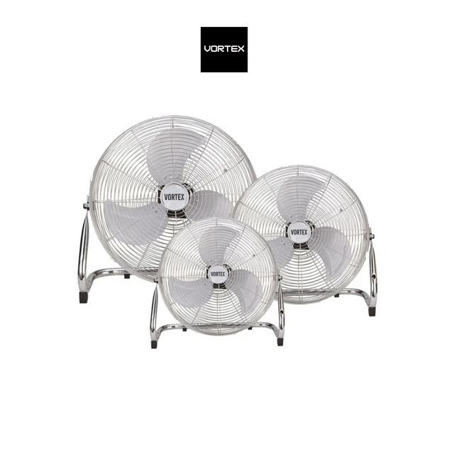 Vortex Chrome Floor Fan