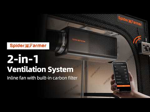 Spider Farmer 2-In-1 Ventilation System with GGS Controller