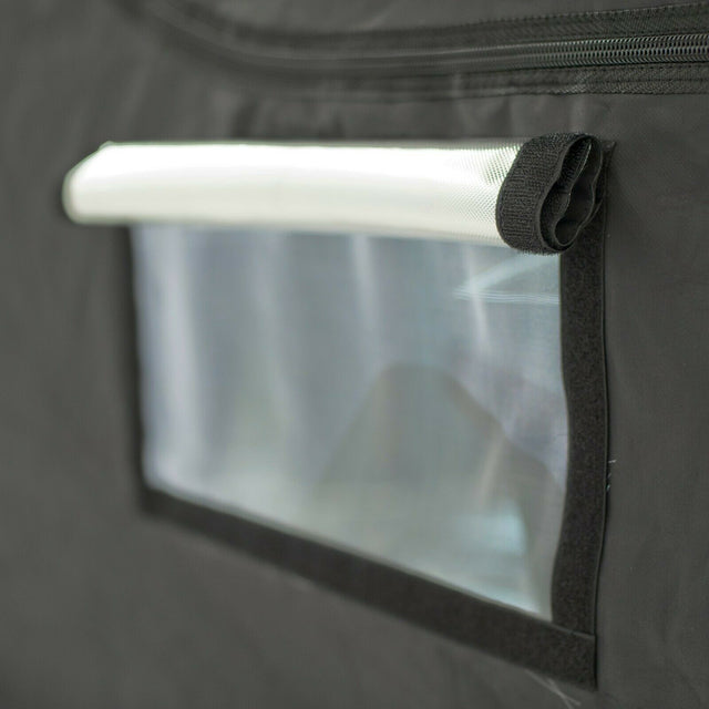 LED Grow Light - Green Qube Grow Tent Viewing Window.