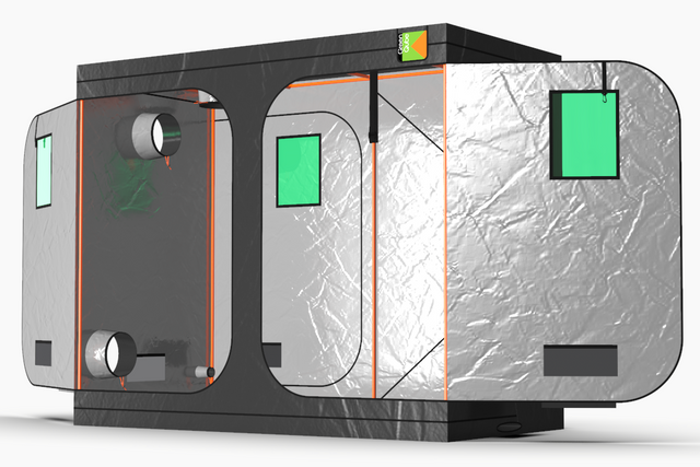 LED Grow Lights - Green Qube Grow Tent Right