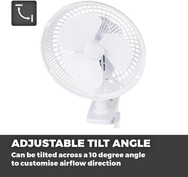 Vortex Signature 6" Clip On Fan Adjustable