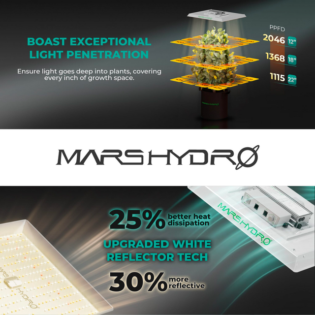Mars Hydro TS3000 LED Grow Light – ledgrowstore.co.uk