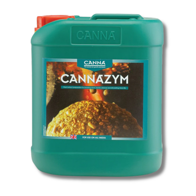 Canna Cannazym container on a white background