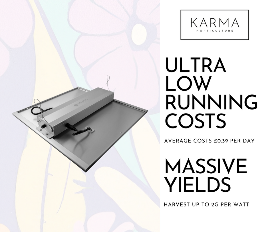 Karma Horticulture Stealth 1500 LED Grow Light Low Running Cost