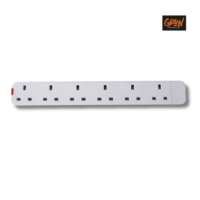 Grow Gadgets - 6 Socket Extension Lead 5m