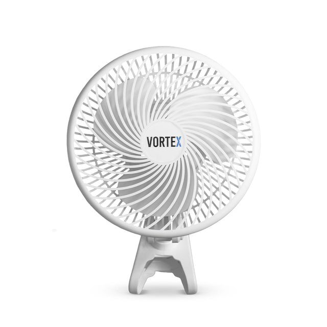 Vortex 8 inch EC clip fan front view