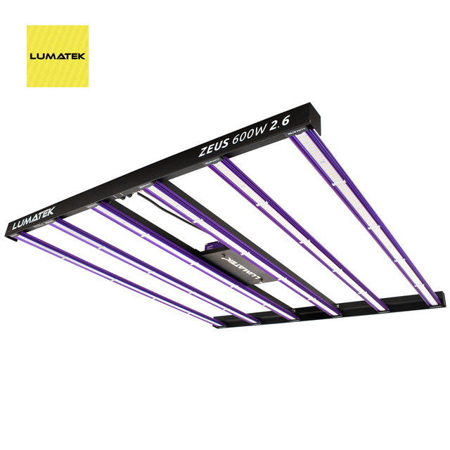 Lumatek Zeus 600W 2.6 LED light fixture on a white background