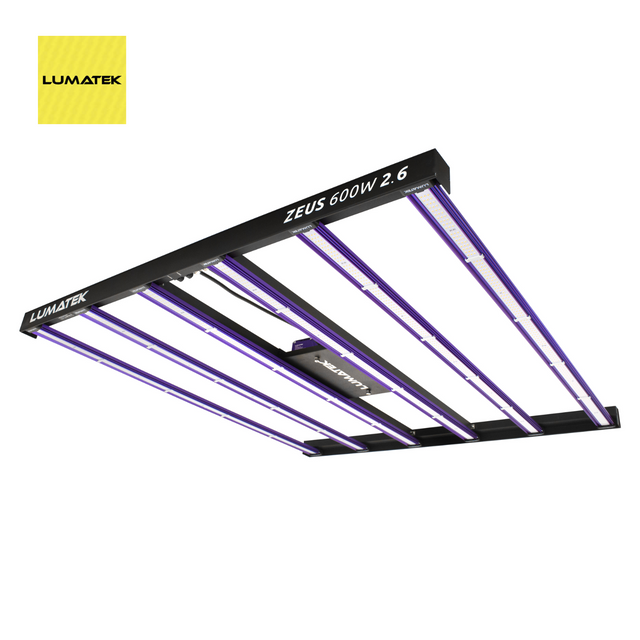 Lumatek Zeus 600W 2.6 LED light fixture on a white background