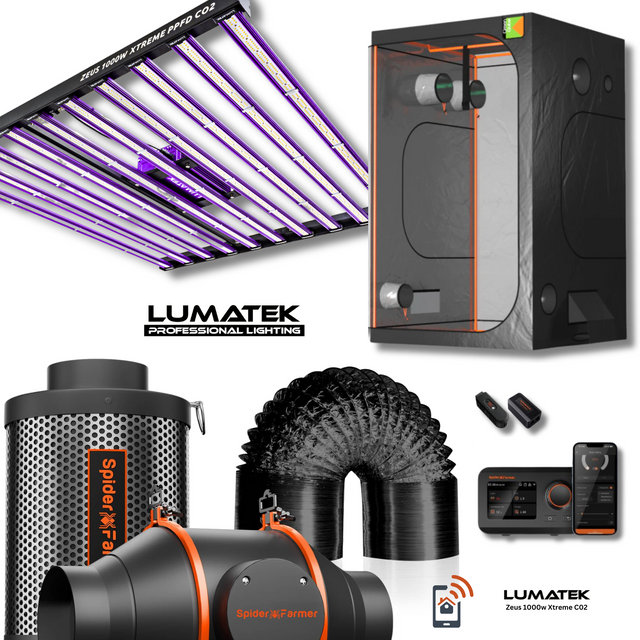 Lumatek Zeus 1000w Xtreme C02 Grow Tent Kit