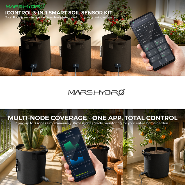Mars Hydro Smart Soil Sensors - Three Pack