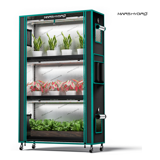 Mars Hydro 3 Shelf Plant Stand with Grow Lights - 150w