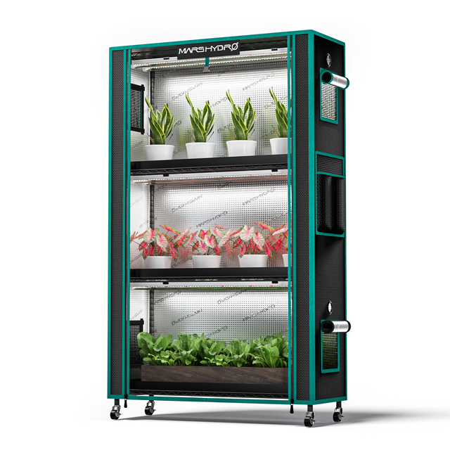 Mars Hydro 3 Shelf Plant Stand with Grow Lights - 150w