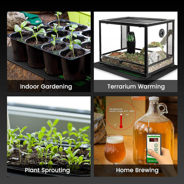 Mars Hydro Seedling Heat Mat with Digital Thermostat - 48" x 20.75"