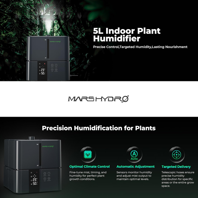 Mars Hydro 5L Ultrasonic Cool Mist Humidifier