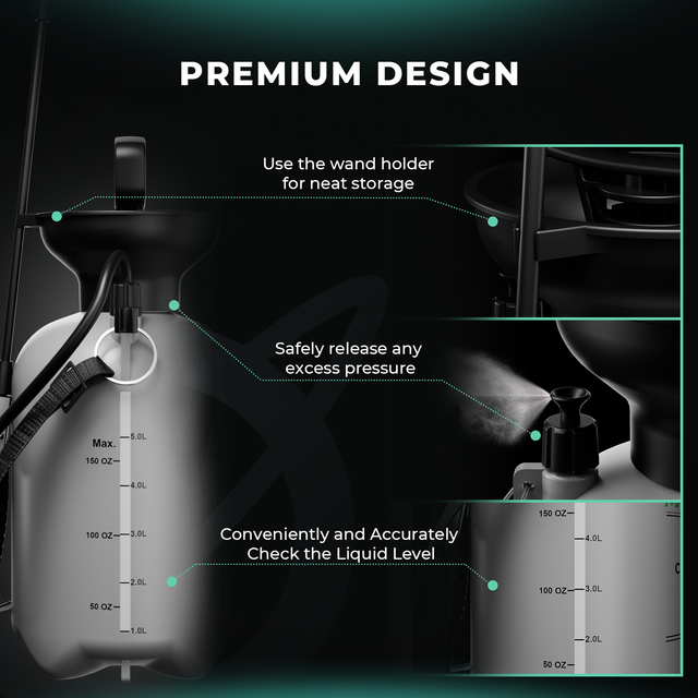 Mars Hydro 5 Litre Pressure Compression Sprayer