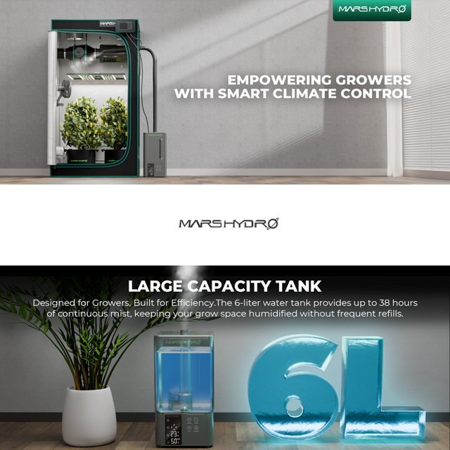 Mars Hydro 6L Ultrasonic Cool Mist Humidifier
